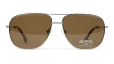 Pánské sluneční brýle s polarizací SAHHARA SA067 C1 - kovová/hnědá Pánské sluneční brýle s polarizací SAHHARA SA067 C1 - kovová/hnědá