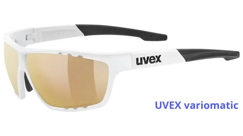 Sportovní fotochromatické brýle UVEX SPORTSTYLE 706 CV V WHITE MATT/LT. RED (S5320368806)