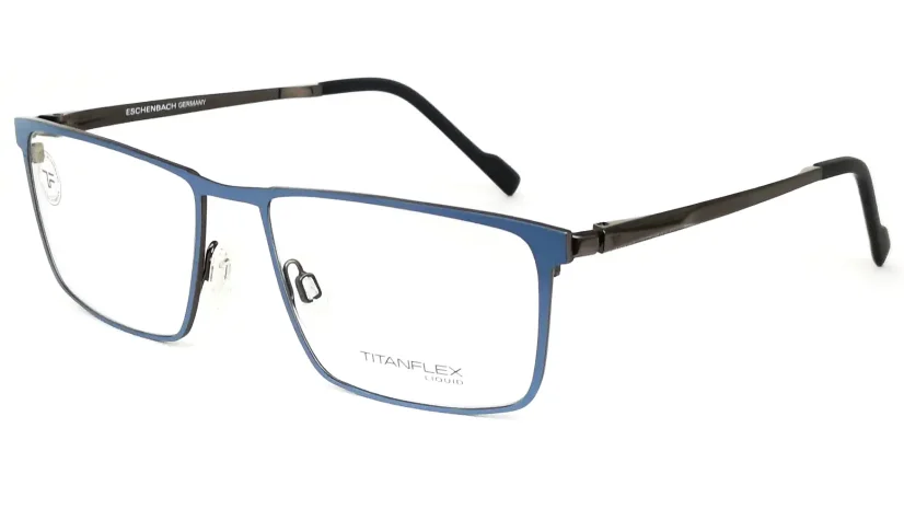 Pánská brýlová obruba TITANFLEX 820951 70 - modrá/kovová/černá