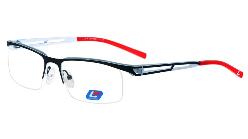 Pánská brýlová obruba Luca Martelli Sport Collection LMS 007 col.9 - černá/bílá