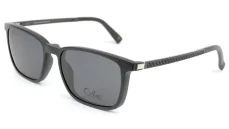 Unisex brýle se slunečním klipem (2v1) Cooline 158 c4 - m.black-carbon fiber