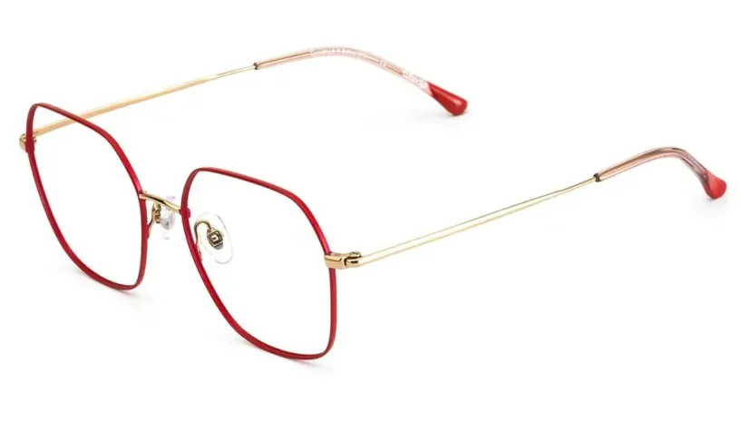 Dámská brýlová obruba Woodys 241008 QUEEN 04 - červená/zlatá