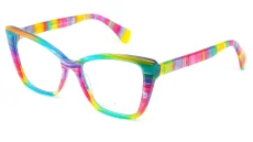 Dámská brýlová obruba TUSSO-481 magic - modrá/růžová/zelená/žlutá
