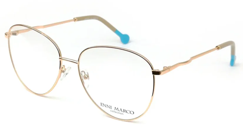 Dámská brýlová obruba Enni Marco IV 02 670 col.01 - zlatá/blankytná
