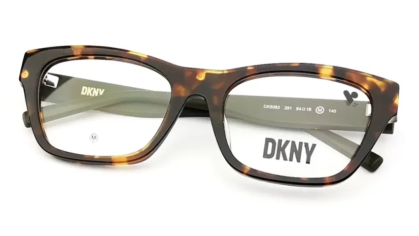 Dámská brýlová obruba DKNY DK5063 281 - hnědá (havana)/zelená (khaki)