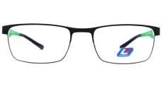 Pánská brýlová obruba Luca Martelli Sport collection LMS 049 C5 - černá/zelená Pánská brýlová obruba Luca Martelli Sport collection LMS 049 C5 - černá/zelená