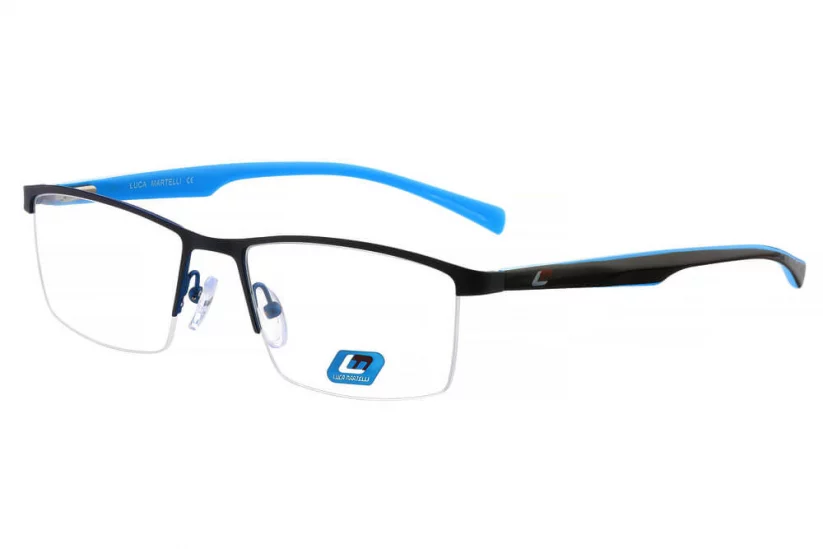 Pánská brýlová obruba Luca Martelli Sport Collection LMS 041 c04 černá-modrá
