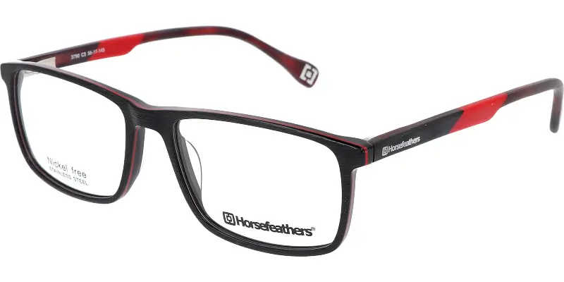 Pánská brýlová obruba HORSEFEATHERS 3790 c5 - černá/červená