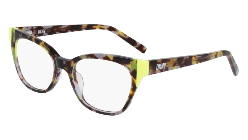 Dámská brýlová obruba DKNY DK5058 214 - hnědá/šedá/žlutá