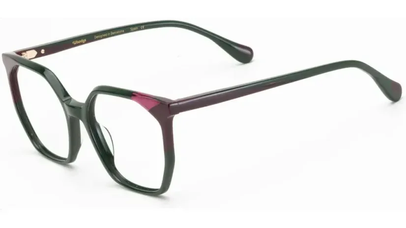 Dámská brýlová obruba Woodys 260202 SASSA 03 - khaki/fialová/růžová