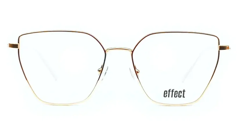 Dámská brýlová obruba Effect EF 318 Col. 01 - zlatá-růžová/bílá