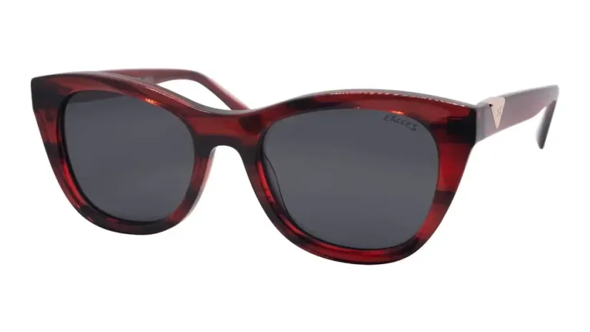 Dámské sluneční brýle EXCCES Polarized PLYTA EX728AC C02 - vínová