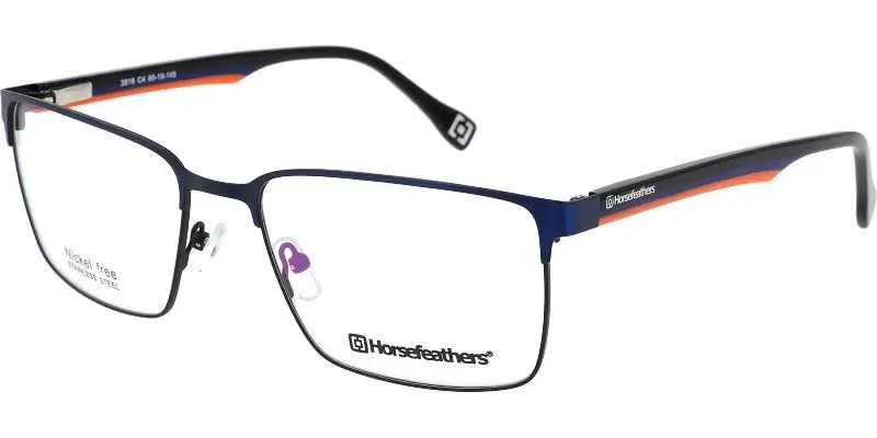 Pánská brýlová obruba HORSEFEATHERS 3816 c4 - modrá/černá/oranžová