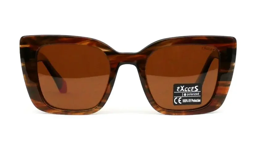 Dámské sluneční brýle EXCCES Polarized EX735AC C02 - hnědá