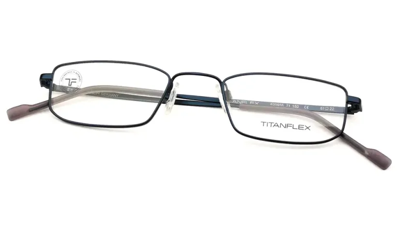 Brýle na čtení TITANFLEX 820955 71 - tmavomodrá