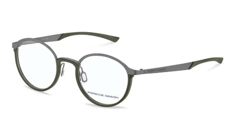 Luxusní brýlová obruba Porsche Design P8791 C - šedá/olivová