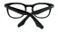 Brýlová obruba se slunečním polarizačním klipem Rigiro RGR-23028 c1 black - černá