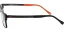 Brýlová obruba HORSEFEATHERS 3518 c1 - černá/oranžová