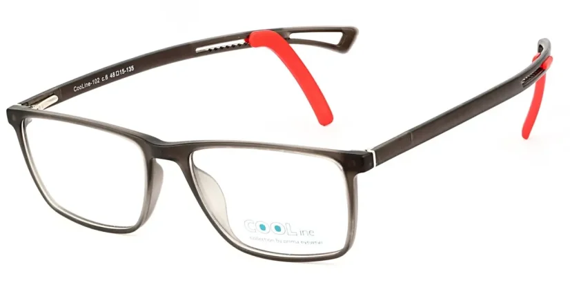 Dětská brýlová obruba Cooline 102 c6 - gray/red