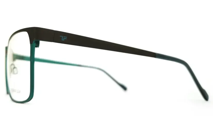 Pánská brýlová obruba TITANFLEX 820947 17 - černá/tyrkysová