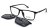 Cooline 057 black-silver mirror 2V1 51-17-142 + clip-on
