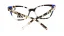 Dámská brýlová obruba DKNY DK5058 275 - hnědá/čirá/modrá