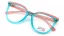 Dámské dioptrické brýle H.Maheo HM609 c2 - tyrkysová/růžová
