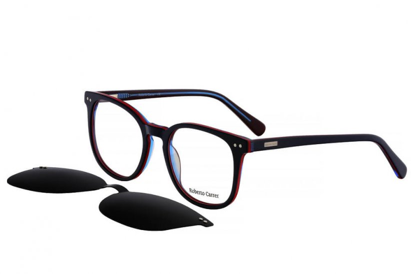 Dámská brýlová obruba Roberto Carrer RC 1081 c3 černá/červená/modrá