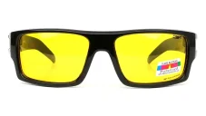Sportovní polarizační brýle 3F Shot 1622 - černé; žluté rozjasňující CAT. 02