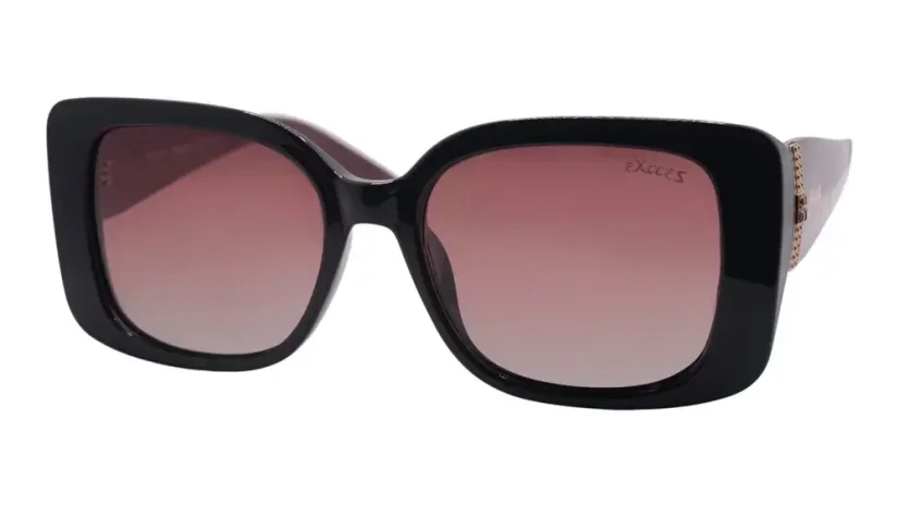Dámské sluneční brýle EXCCES Polarized EX700 C3 - černá/vínová/zlatá