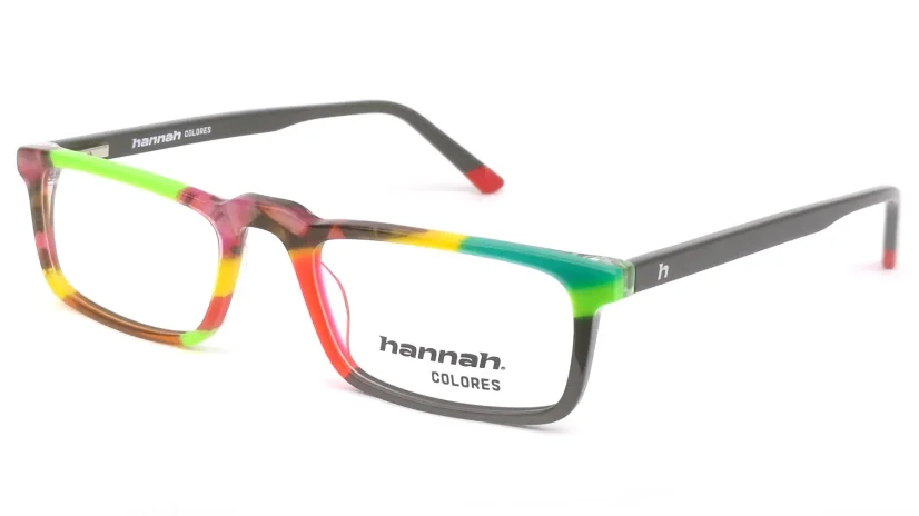Brýle na čtení HANNAH Colores 6937 C1 - zelená/červená/žlutá/šedá