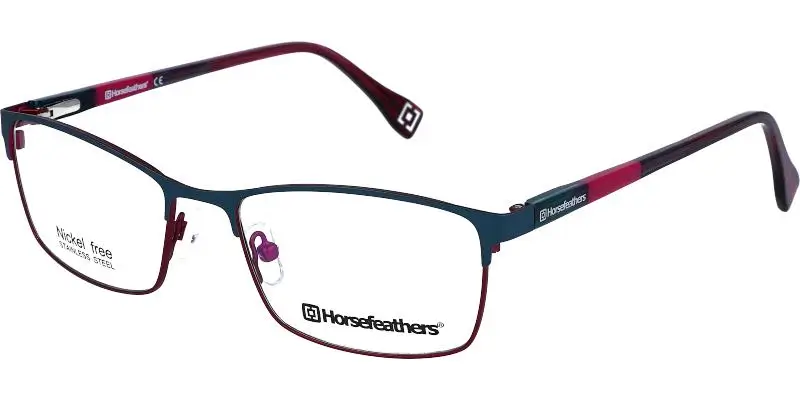 Junior brýlová obruba HORSEFEATHERS 3303 c4 - tmavě modrá/růžová