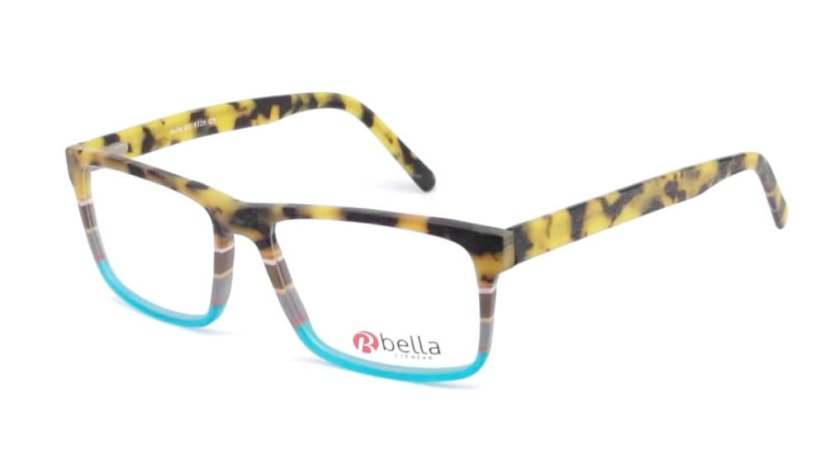 Dámská brýlová obruba Bella BE 8126 C3 - hnšdá/žlutá/modrá