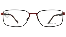 Pánská brýlová obruba TITANFLEX 820917 15 - vínová/černá