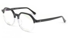 Retro brýlová obruba Sueey x Masada GG09056 01D-BLK acetát