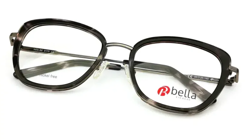 Dámská brýlová obruba Bella BE-8175-C2 - černá/šedá
