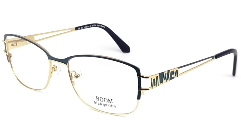 Dámská brýlová obruba BOOM BO 1600 col. 5 tmavě-modrá/zlatá