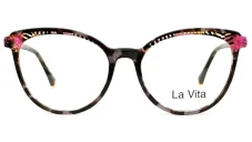 Dámská brýlová obruba La Vita P6153 C2 - hnědá/šedá/růžová