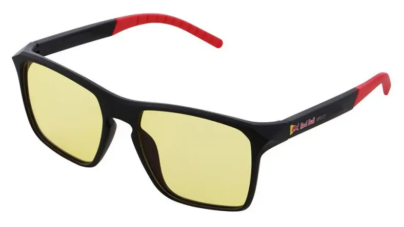 Herní brýle s modrým filtrem Red Bull SPECT Frame TEX-RX 005 - černá/červená (rozjasňující žlutá)