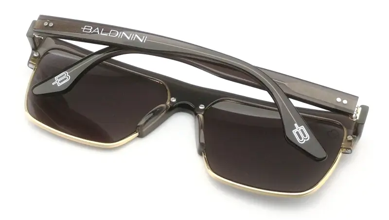 Sluneční brýle BALDININI BLD2409 PU 403 - šedá/zlatá