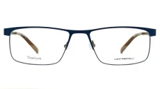 Pánská brýlová obruba Luca Martelli Titanium LM2202 Col. 03 - tmavě modrá/šedá