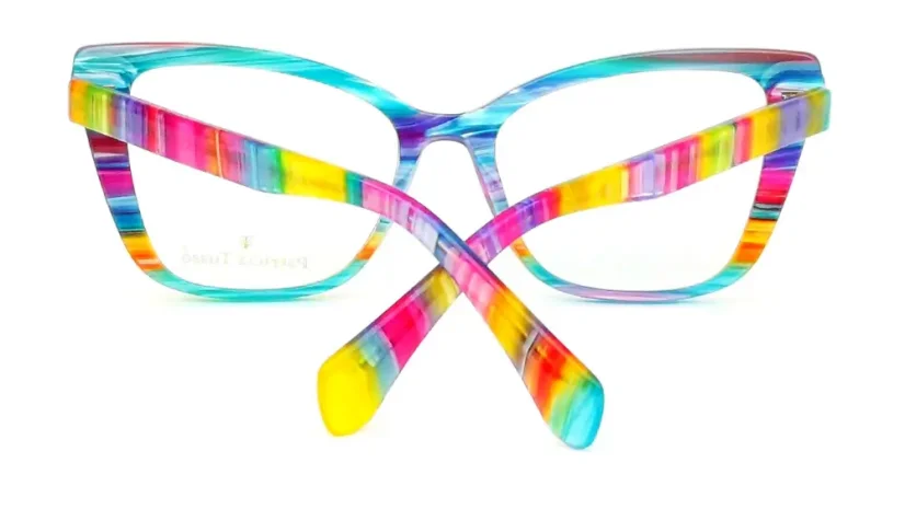 Dámská brýlová obruba TUSSO-481 magic - modrá/růžová/zelená/žlutá