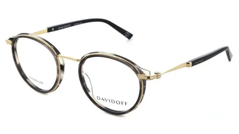 Brýlová obruba Davidoff DAP106 02 - šedá/zlatá/černá