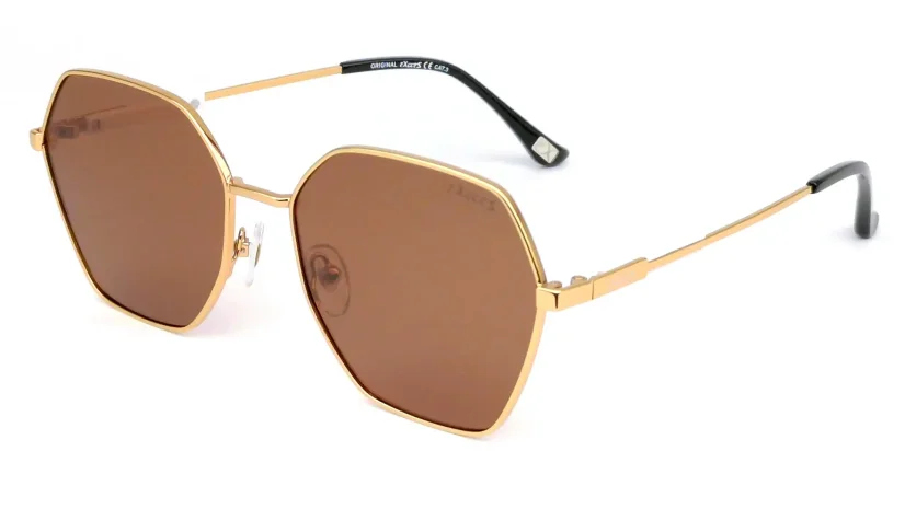 Dámské sluneční brýle EXCCES Polarized EX671-C02 - zlatá/bílá