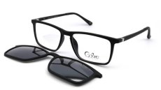 Cooline 057 black-silver mirror 2V1 51-17-142 + clip-on