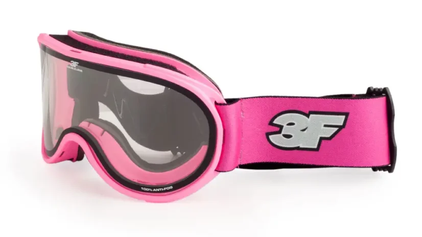 Lyžařské brýle 3F Trace junior 1978Ws - růžová, zabarvení CAT.0 (čiré)