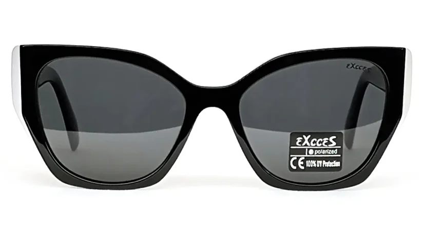 Dámské sluneční brýle EXCCES Polarized EX729AC C01 - černá/bílá