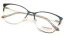 Dámská brýlová obruba se slunečním klipem MONDOO clip-on 06i6 c03 - tmavě modrá/stříbrná