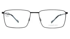 Pánská titanová brýlová obruba TITANFLEX 820942 60 - tmavohnědá/tyrkysová