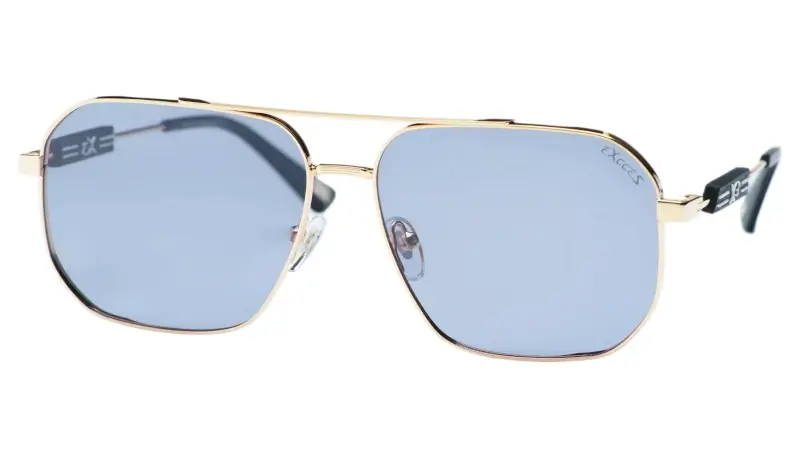 Pánské sluneční brýle EXCCES Polarized EX672-C03 - zlatá/černá